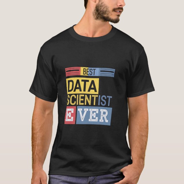 Camiseta Mejor esposa de científico de datos marido compañe (Anverso)