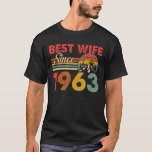 Camiseta Mejor Esposa Desde 1963 Epic Que Coincide Con El 6