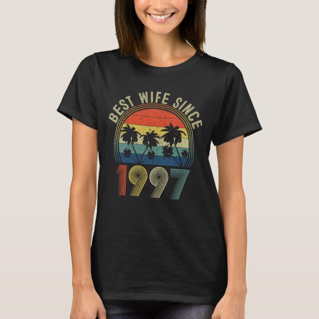Camiseta Mejor esposa desde 1997 (Anverso)