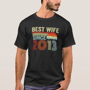 Camiseta Mejor Esposa Desde 2013 Noveno Aniversario Del Bod