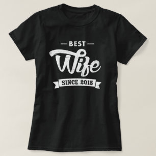 Camiseta Mejor Esposa Desde 2015