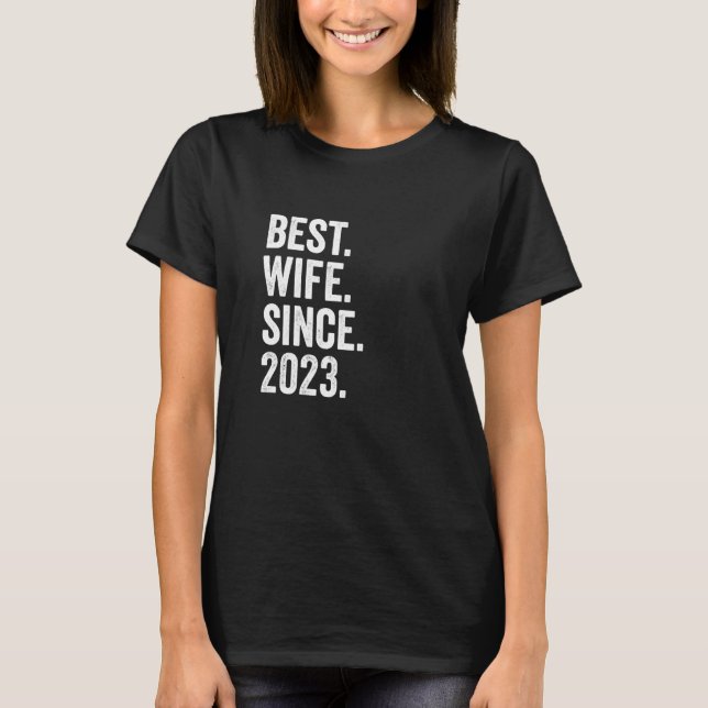 Camiseta Mejor Esposa Desde 2023 1 (Anverso)