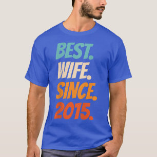 Camiseta Mejor Esposa desde el 7° aniversario del boda 2015