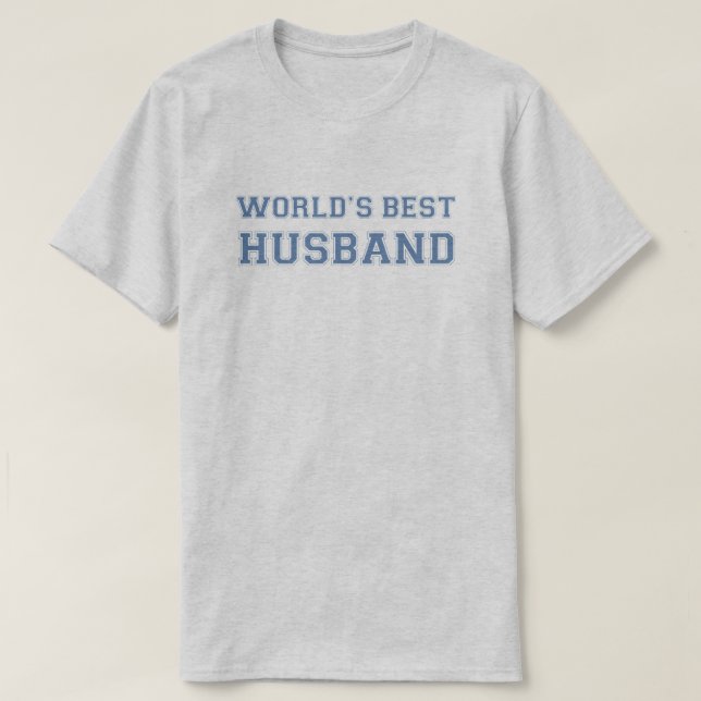 Camiseta Mejor Esposo del Mundo (Diseño del anverso)