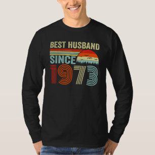 Camiseta Mejor Esposo desde 1973 49º aniversario Boda 4