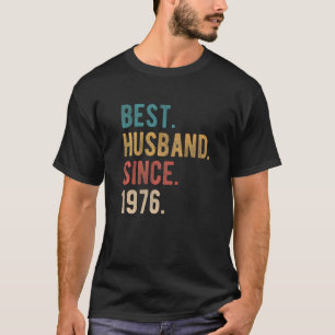 Camiseta Mejor Esposo desde 1976 46º Aniversario Boda F