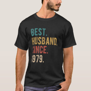 Camiseta Mejor Esposo desde 1979 43er Aniversario Boda F