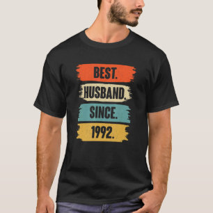 Camiseta Mejor Esposo desde 1992 Viñeta 30 Anive Boda