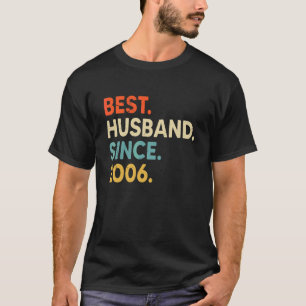 Camiseta Mejor Esposo desde 2006 16º Aniversario Boda V