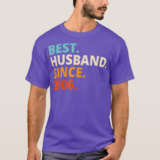 Camiseta Mejor Esposo desde 2006 16º aniversario del boda
