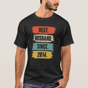 Camiseta Mejor Esposo desde 2014 Viñeta Octava Aniver Boda