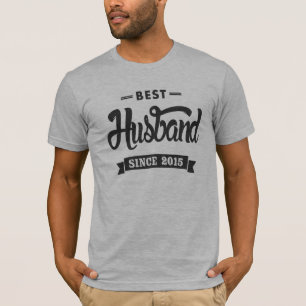 Camiseta Mejor Esposo Desde 2015