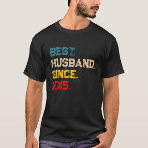 Camiseta Mejor Esposo desde 2015 10º Aniversario
