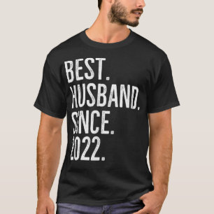 Camiseta Mejor Esposo Desde 2022 Aniversario de Boda de Par
