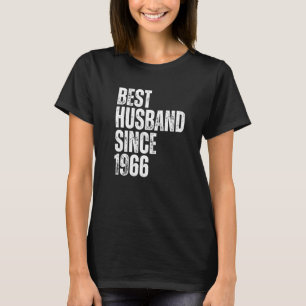 Camiseta Mejor Esposo Desde La Boda Vintage De 1966 Anniv