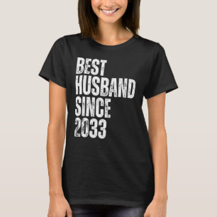 Camiseta Mejor Esposo Desde La Boda Vintage De 2033 Anniv