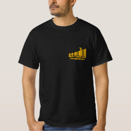 Camiseta Mejor Esquiador Del Diseño De Código De Barras De 