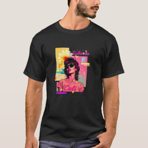 Camiseta Mejor estar en Cali California Gráfico Moderno Ret