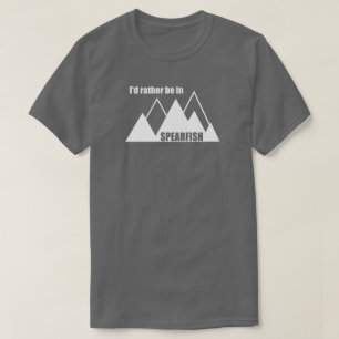 Camiseta Mejor Estar En Spearfish Dakota Del Sur Montaña
