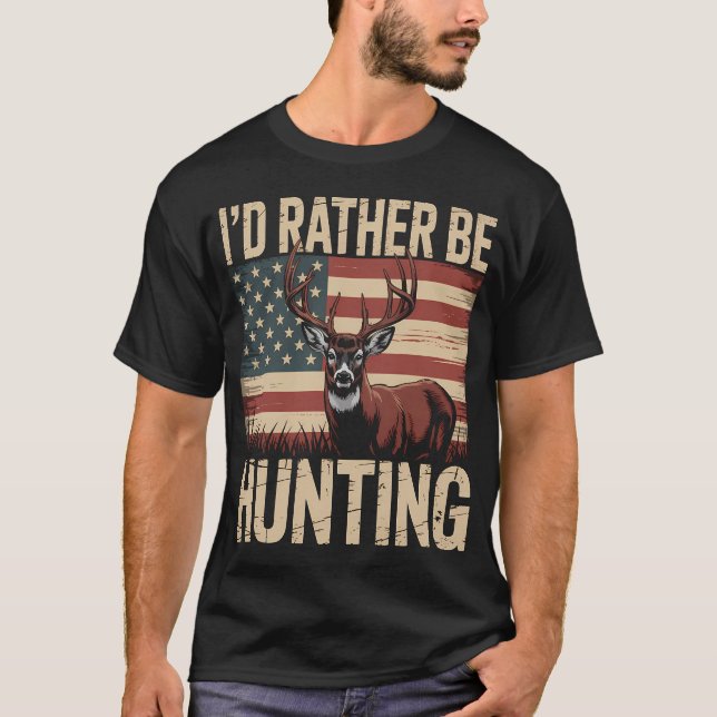 Camiseta Mejor estaría cazando (Anverso)