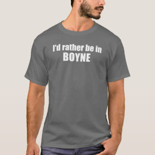 Camiseta Mejor Estaría En Boyne Michigan