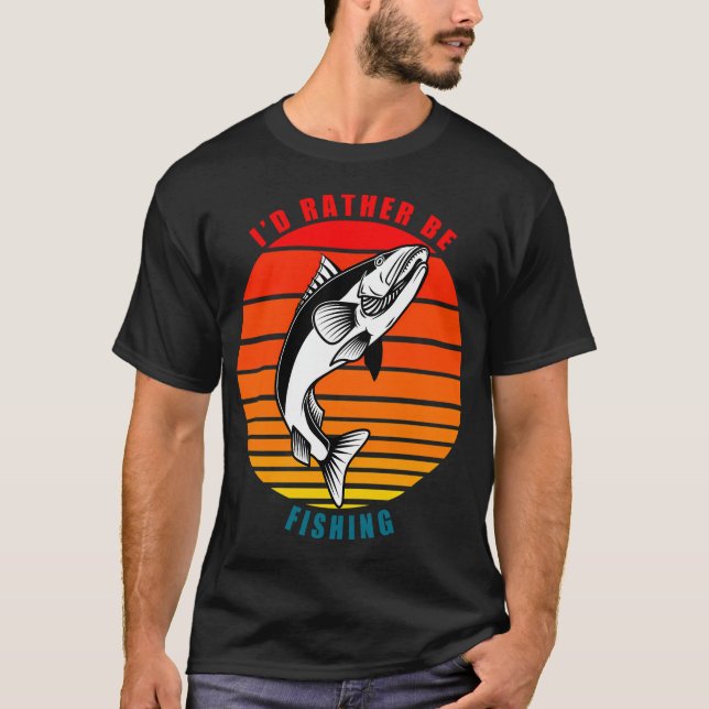 Camiseta Mejor estaría pescando (Anverso)