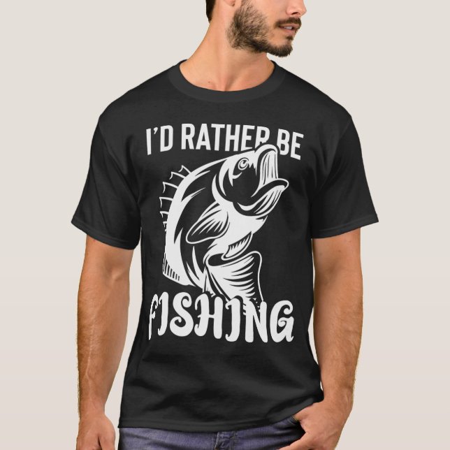 Camiseta Mejor Estaría Pescando (Anverso)