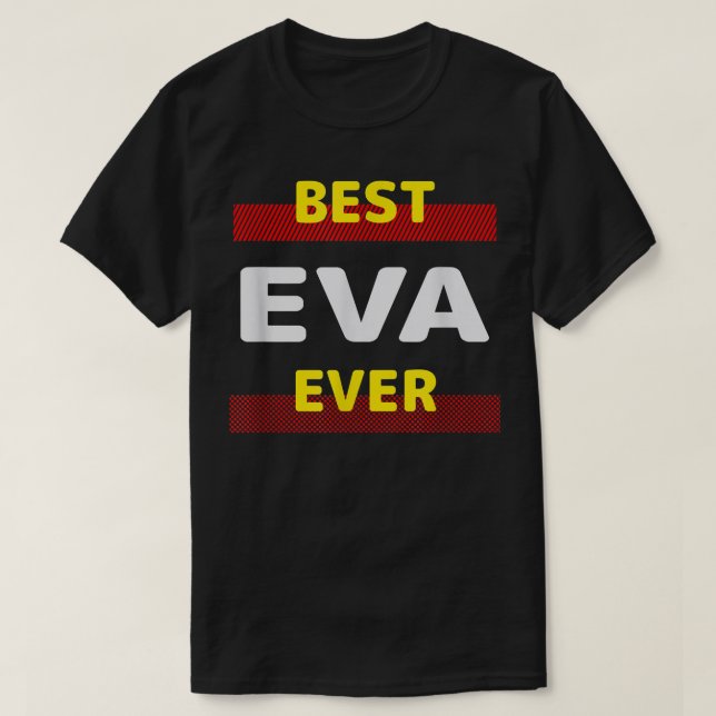 Camiseta Mejor Eva Jamás Amigos Nombre Buddy Nickname Perso (Diseño del anverso)
