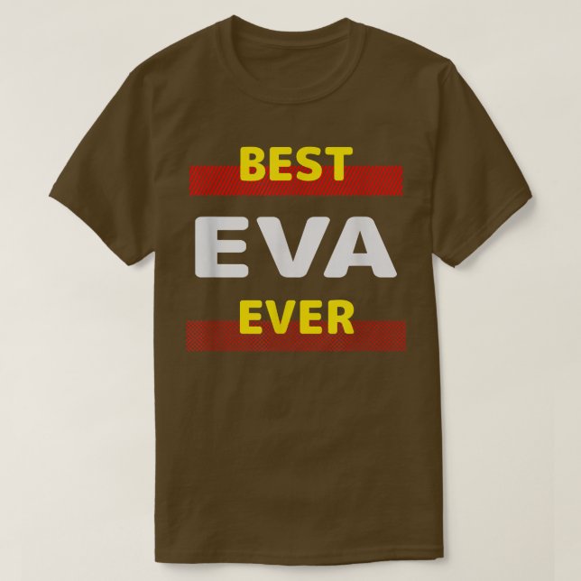 Camiseta Mejor Eva Jamás Amigos Nombre Buddy Nickname Perso (Diseño del anverso)