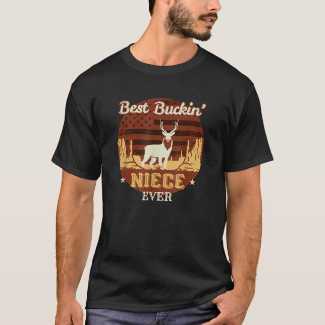 Camiseta Mejor familia de caza divertida de Buckin Niece (Anverso)