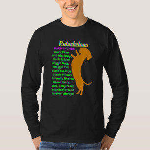 Camiseta Mejor Fan De Dachshund Gracioso Perro Wiener Ridac