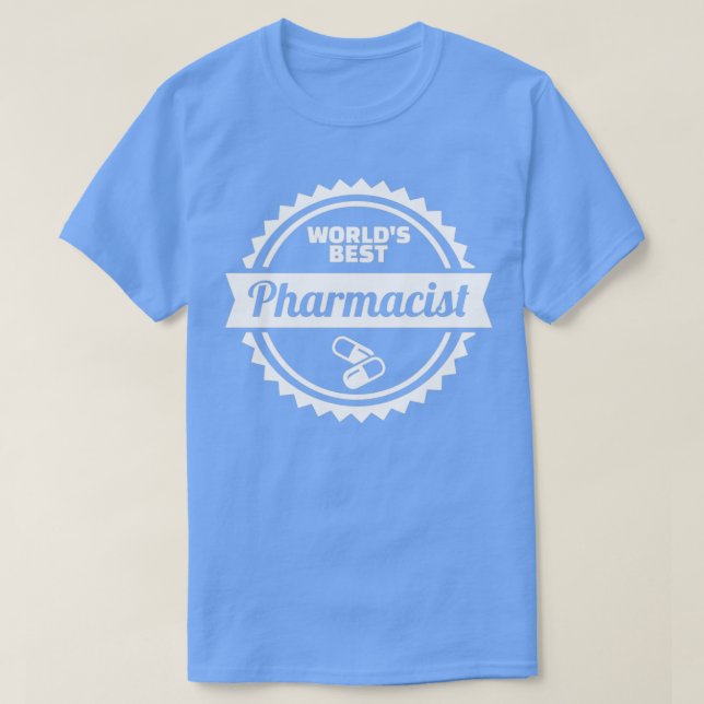 Camiseta Mejor farmacéutico del mundo (Diseño del anverso)