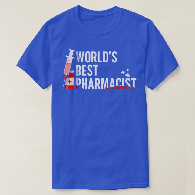 Camiseta Mejor Farmacia Farmacéutica Laboral Apothecary de  (Diseño del anverso)