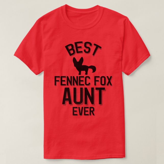 Camiseta Mejor Fennec Para Tía Nunca Premium 321 (Diseño del anverso)