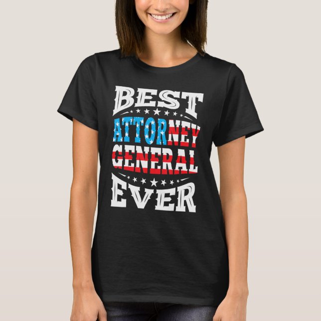 Camiseta Mejor Fiscal General 4 De Julio Eeuu Ameri (Anverso)