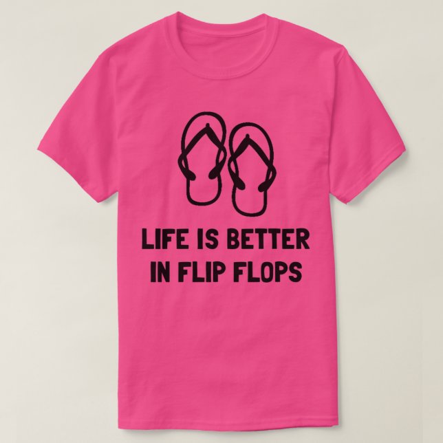 Camiseta Mejor Flip Flop (Diseño del anverso)