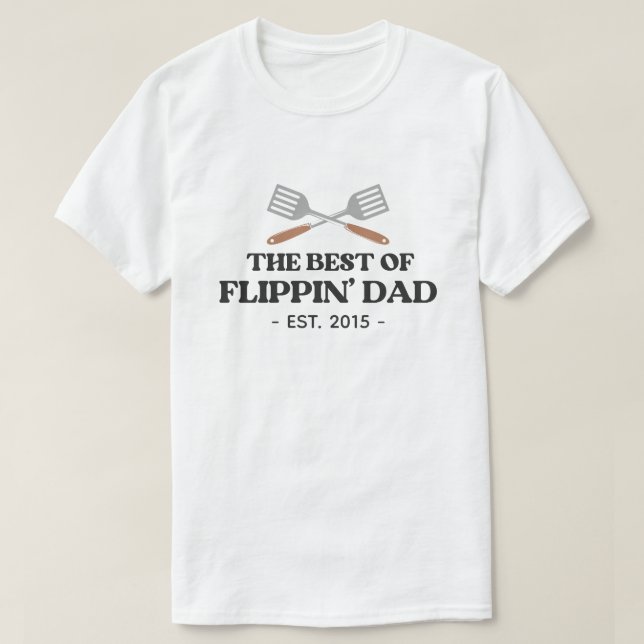 Camiseta Mejor Flippin Dad Spatula Funny Retro (Diseño del anverso)