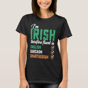 Camiseta Mejor fluidez irlandesa en Smart St Patricks
