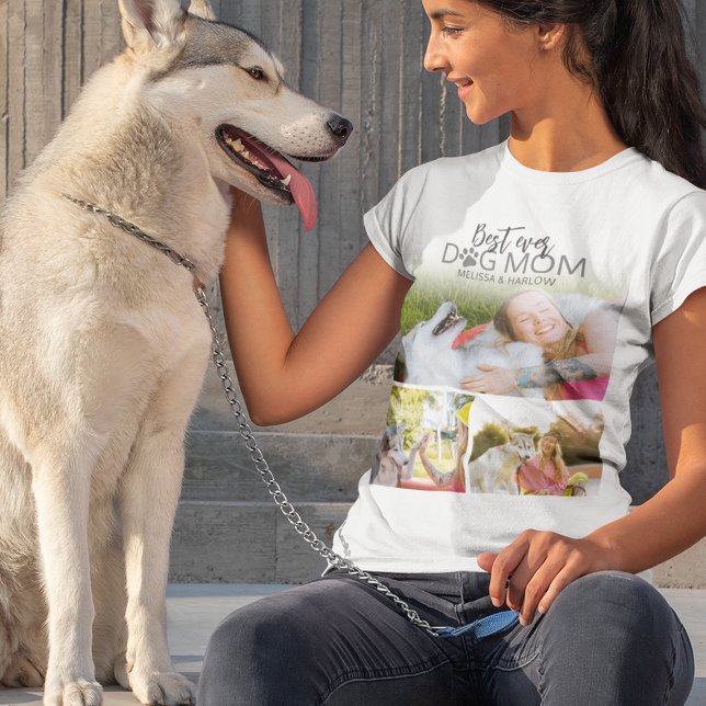 Camiseta Mejor Foto Collage de Mamá Perro (Subido por el creador)