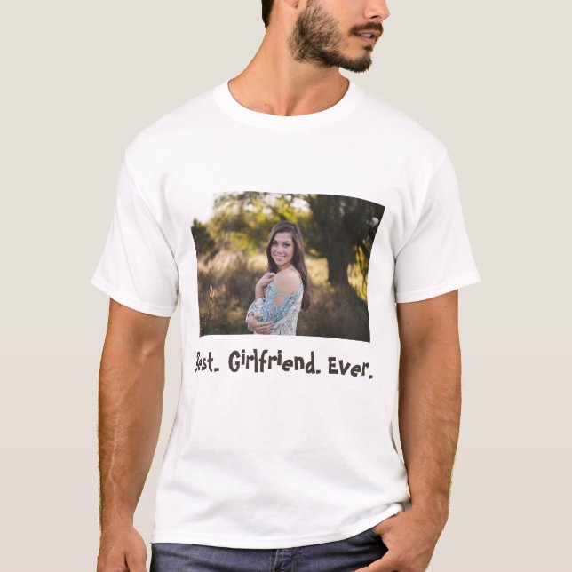 Camiseta Mejor foto de Girlfriend (Anverso)