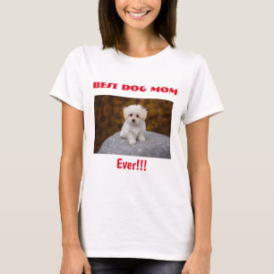 Camiseta Mejor foto de mamá de perro