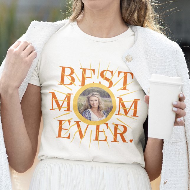 Camiseta Mejor foto de mamá del día de la madre (Subido por el creador)