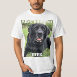 Camiseta Mejor Foto De Papá Perro Crea Tu Propio Mascota