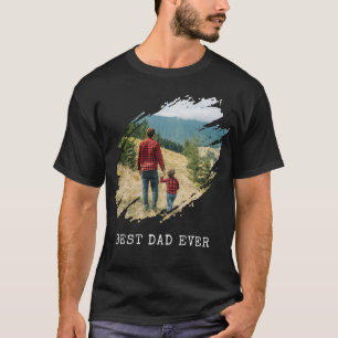 Camiseta Mejor foto de salto de pincel de papá