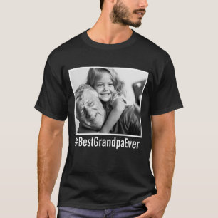 Camiseta Mejor foto del abuelo de la vida Personalizado Eti