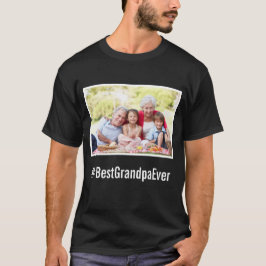 Camiseta Mejor foto del abuelo de la vida Personalizado Eti