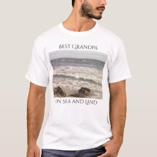 Camiseta Mejor foto del abuelo del mar de la costa del océa