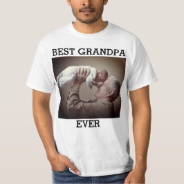 Camiseta Mejor foto del abuelo jamás Personalizado crea tu 