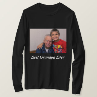 Camiseta Mejor foto del abuelo personalizado