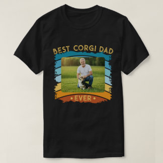 Camiseta Mejor foto del Personalizado de Corgi Dad